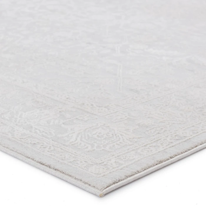 Jaipur Living Riella Floral Light Gray/ Cream Area Rug (9'2"X11'9")