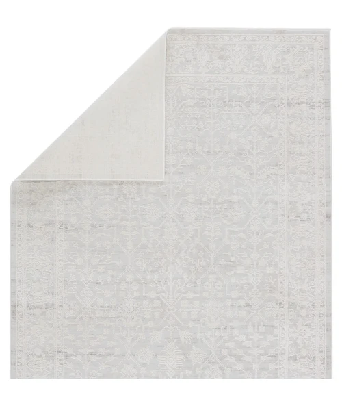 Jaipur Living Riella Floral Light Gray/ Cream Area Rug (10'2"X14')