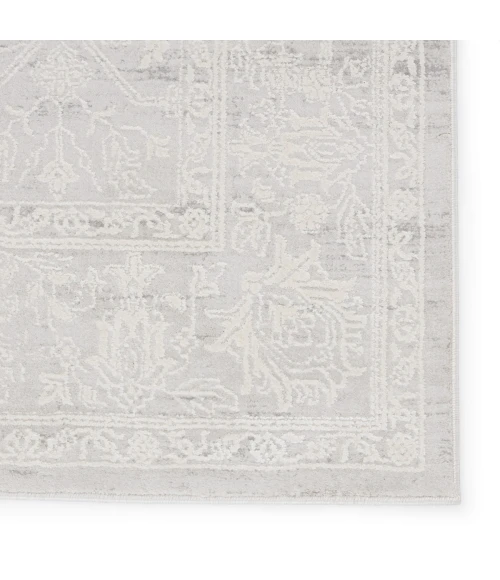 Jaipur Living Riella Floral Light Gray/ Cream Area Rug (10'2"X14')
