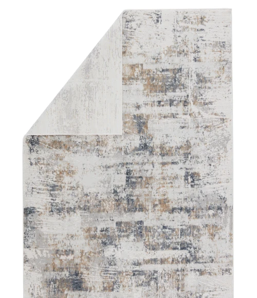 Jaipur Living Gesine Abstract Light Gray/ Gold Area Rug (3'11"X5'11")