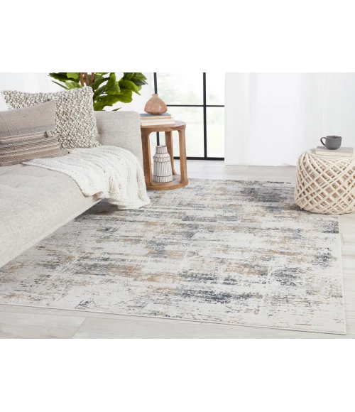Jaipur Living Gesine Abstract Light Gray/ Gold Area Rug (3'11"X5'11")