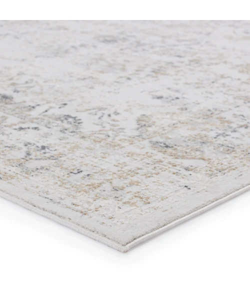 Jaipur Living Vida Abstract Light Gray/ Gold Area Rug (8'X10')