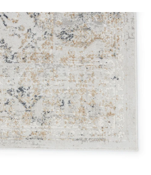 Jaipur Living Vida Abstract Light Gray/ Gold Area Rug (8'X10')