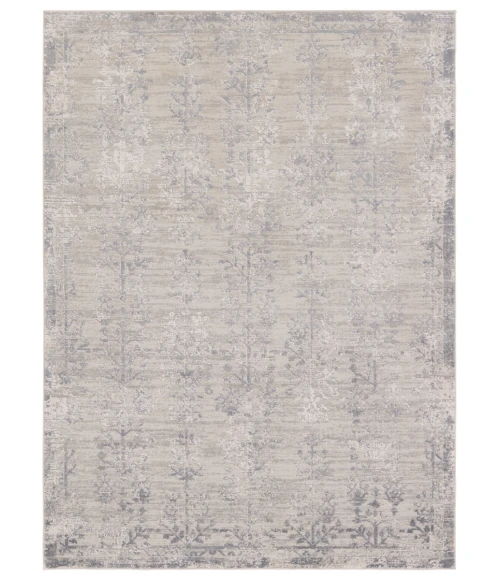 Jaipur Living Fortier Floral Silver/Slate Area Rug 3'11"X5'11"
