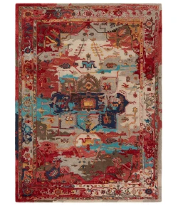 Jaipur Living Citrine Lilith CIT09 Red Aqua 10 ft. X 14 ft. Rectangle Rug