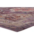 Jaipur Living Raisa Handmade Medallion Purple/ Gray Area Rug (5'X8')