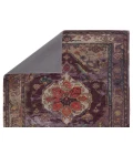 Jaipur Living Raisa Handmade Medallion Purple/ Gray Area Rug (5'X8')