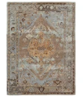 Jaipur Living Raisa Handmade Medallion Gray/ Gold Area Rug (5'X8')