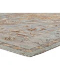 Jaipur Living Raisa Handmade Medallion Gray/ Gold Area Rug (5'X8')