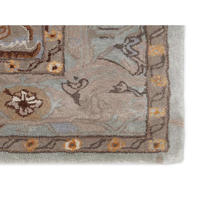 Jaipur Living Raisa Handmade Medallion Gray/ Gold Area Rug (10'X14')