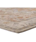 Jaipur Living Raisa Handmade Medallion Taupe/ Gold Area Rug (9'X12')