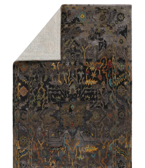 Jaipur Living Cristobol Handmade Medallion Dark Green/ Gray Area Rug (5'X8')