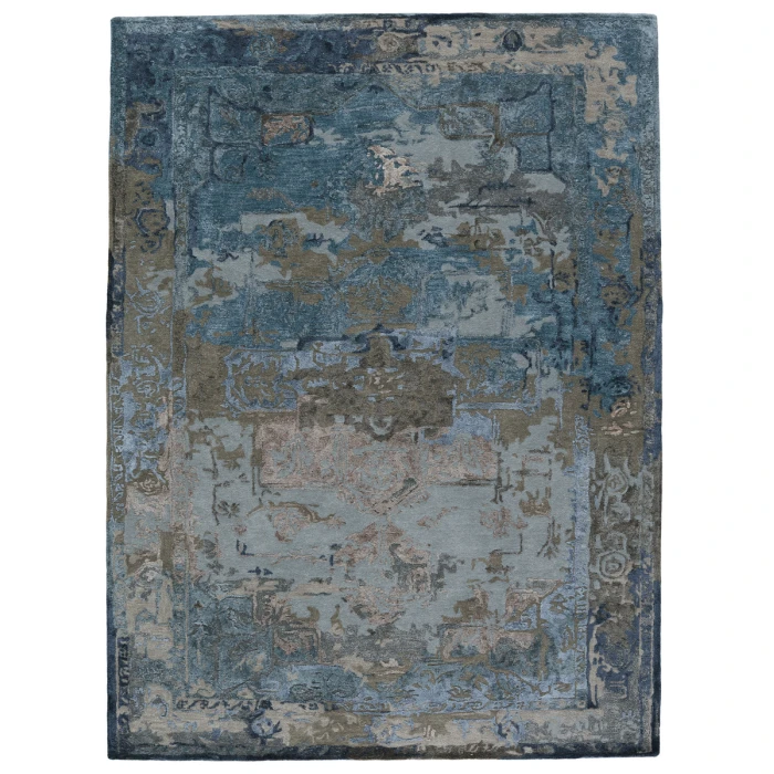 Jaipur Living Citrine Blue CIT17 18 in. Swatch Square Rug