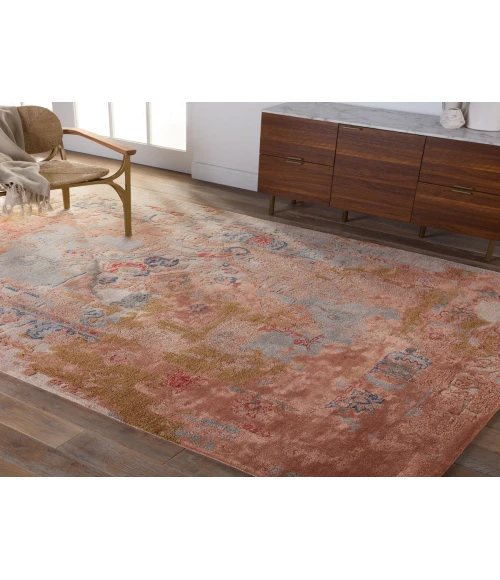 Jaipur Living Sandia Handmade Medallion Pink/ Light Taupe Area Rug 9'X12'