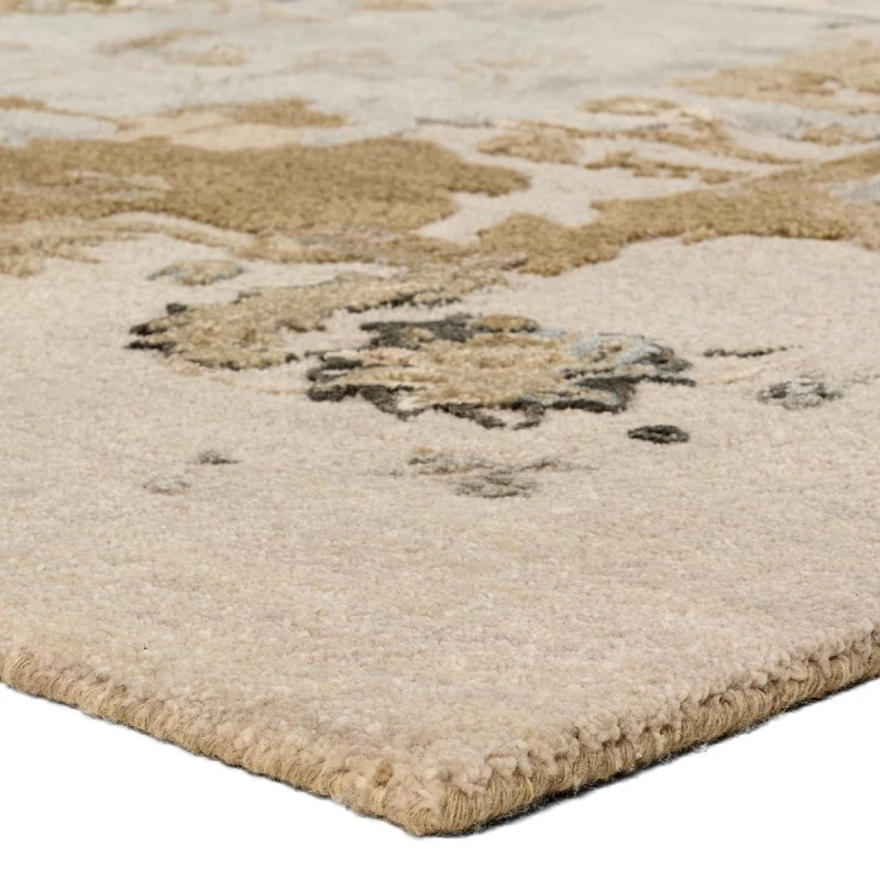 Jaipurliving Citrine Tanbeige Cit22 18 In. Swatch Square Rug