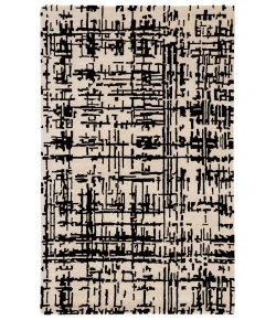 Jaipur Living Clayton Pals CLN15 Cream/Black 9 ft. X 12 ft. Rectangle Rug