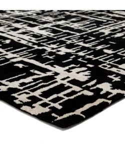 Jaipur Living Clayton Pals CLN16 Black/Cream 5 ft. X 8 ft. Rectangle Rug