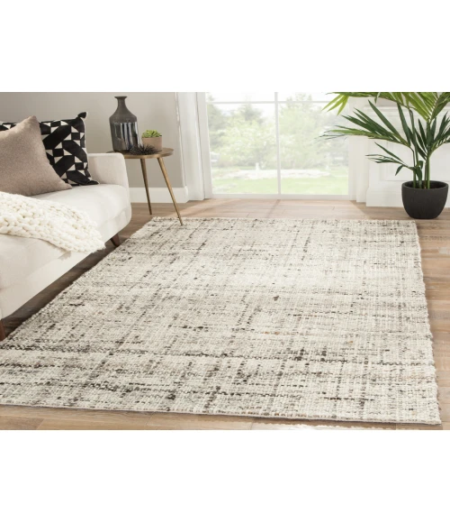 Jaipur Living Season Handmade Solid Gray/ Ivory Area Rug (5'X8')
