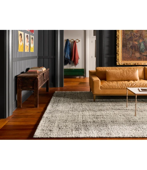 Jaipur Living Season Handmade Solid Gray/ Ivory Runner Rug 3'X12'