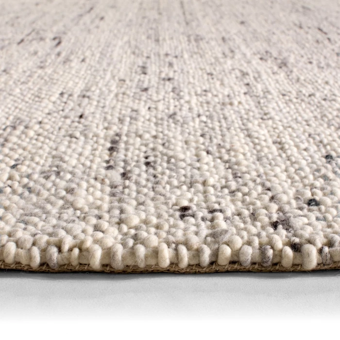 Jaipur Living Season Handmade Solid Ivory/ Gray Runner Rug 3'X12'