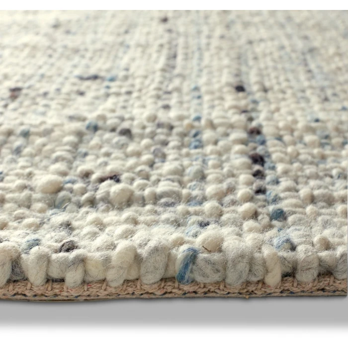 Jaipur Living Season Handmade Solid Cream/ Light Gray Area Rug 9'X12'