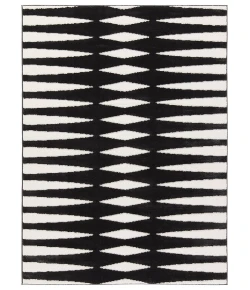 Jaipur Living Calix By Nikki Chu Apyre CNU01 Black - White 5 ft. X 7 ft. Rectangle Rug