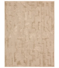 Nikki Chu Calix By Nikki Chu Natural (Tan / Beige / Taupe) Cnu05 5 Ft. 3 In. X 7 Ft. Rect. Rug