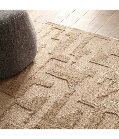 Nikki Chu Calix By Nikki Chu Natural (Tan / Beige / Taupe) Cnu05 8 Ft. 10 In. X 12 Ft. Rect. Rug