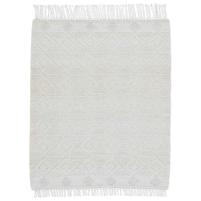 Jaipur Living Esma Indoor/ Outdoor Geometric White/ Ivory Area Rug (5'X8')