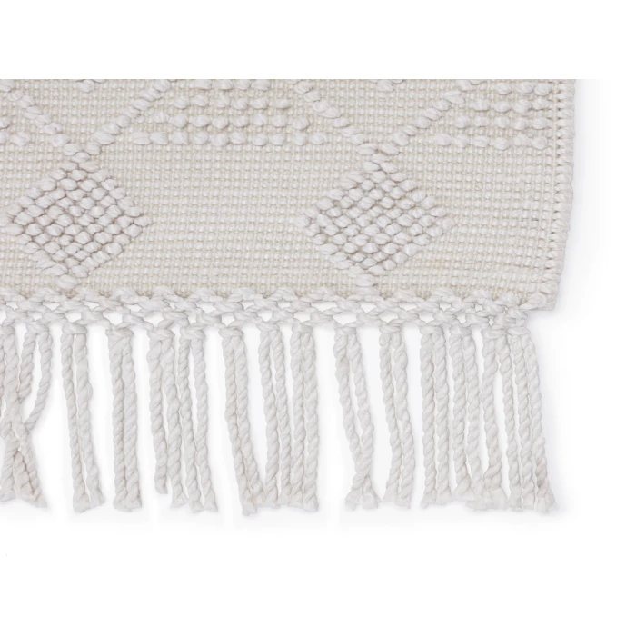 Jaipur Living Esma Indoor/ Outdoor Geometric White/ Ivory Area Rug (5'X8')