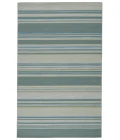 Jaipur Living Kiawah Handmade Stripe Blue/ Turquoise Area Rug (2'X3')