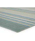 Jaipur Living Kiawah Handmade Stripe Blue/ Turquoise Area Rug (2'X3')