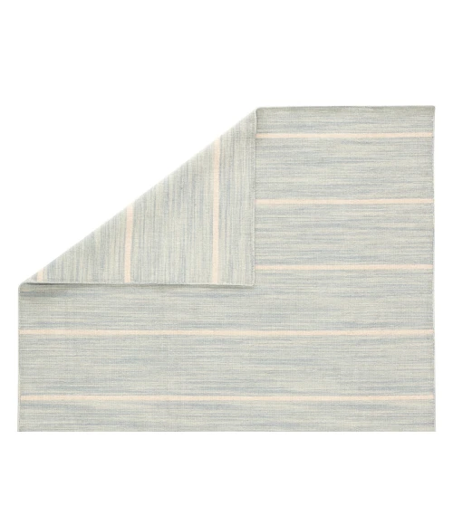 Jaipur Living Cape Cod Handmade Stripe Blue/ White Area Rug (10'X14')