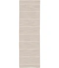 Jaipur Living Cape Cod Handmade Stripe Gray/ White Runner Rug (2'6"X8')