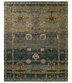 Jaipur Living Cardamom Ahava COM03 Green/Blue 8 ft. X 10 ft. Rectangle Rug