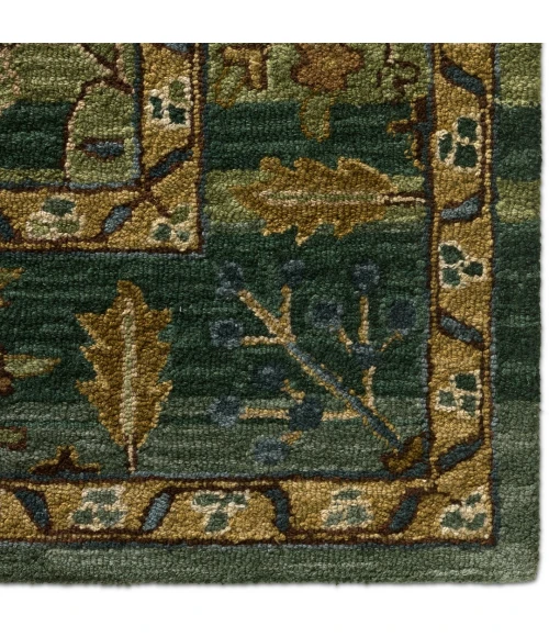 Vibe by Jaipur Living Ahava Handmade Oriental Green/ Blue Area Rug (8'X10')