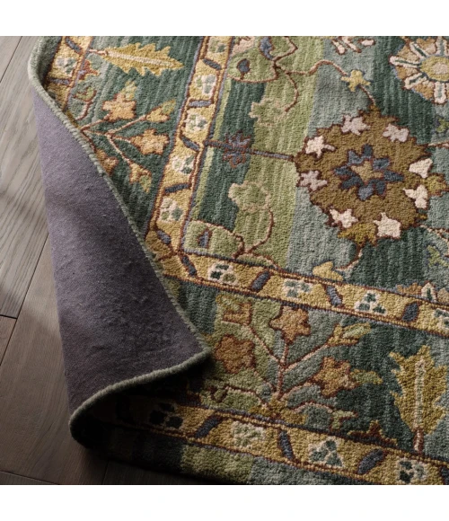 Vibe by Jaipur Living Ahava Handmade Oriental Green/ Blue Area Rug (8'X10')