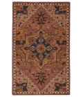 Vibe by Jaipur Living Cressida Handmade Medallion Dark Pink/ Blue Area Rug (5'X8')