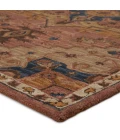 Vibe by Jaipur Living Cressida Handmade Medallion Dark Pink/ Blue Area Rug (5'X8')