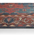 Vibe by Jaipur Living Cinnabar Handmade Medallion Red/ Blue Area Rug (8'X10')