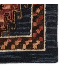 Vibe by Jaipur Living Kyoto Handmade Tribal Dark Blue/ Pink Area Rug (5'X8')
