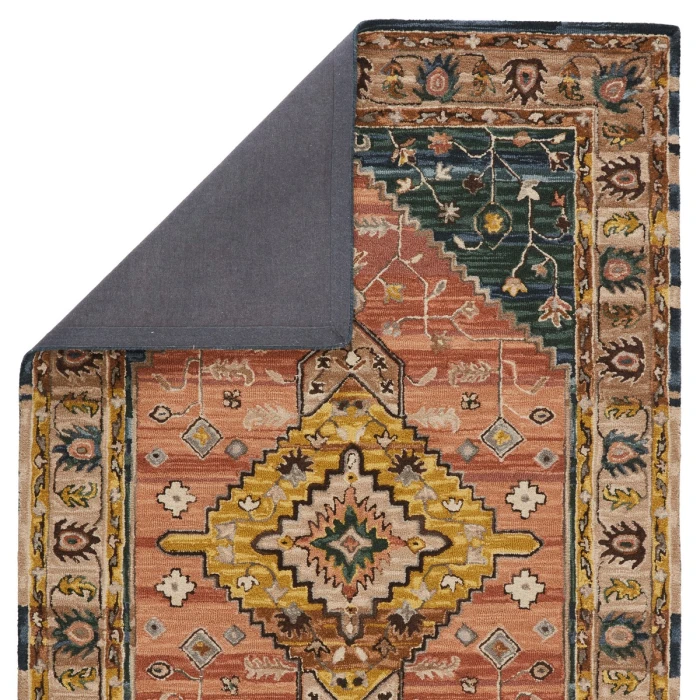 Vibe by Jaipur Living Seraphina Handmade Medallion Pink/ Yellow Area Rug (10'X14')