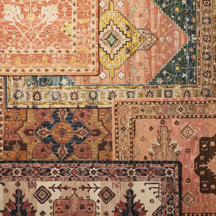 Vibe by Jaipur Living Seraphina Handmade Medallion Pink/ Yellow Area Rug (10'X14')