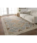 Vibe by Jaipur Living Zascha Handmade Medallion Blue/ Brown Area Rug 10'X14'