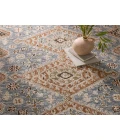 Vibe by Jaipur Living Zascha Handmade Medallion Blue/ Brown Area Rug 10'X14'