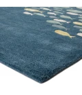 Jaipur Living Schooled Handmade Animal Blue/ Gray Area Rug (9'6"X13'6")