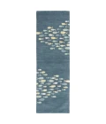 Jaipur Living Schooled Handmade Animal Blue/ Gray Runner Rug (2'6"X8')