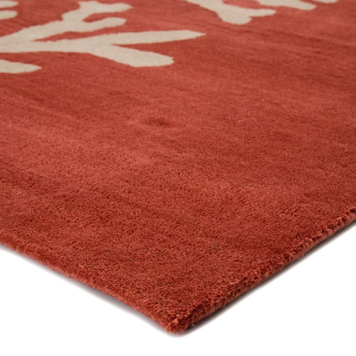 Grant Coastal Seaside Coral Cos02 18 In. Swatch Square Rug