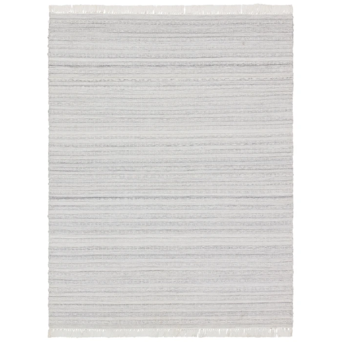 Jaipur Living Torre Indoor/ Outdoor Solid Light Gray/ Cream Area Rug (2'X3')