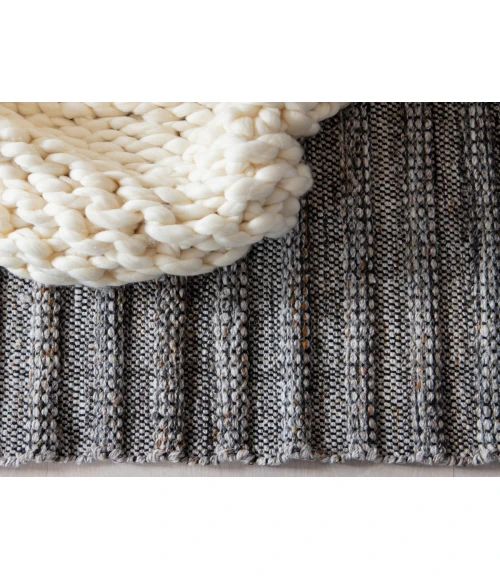 Jaipur Living Torre Indoor/ Outdoor Solid Black/ Rust Area Rug (2'X3')